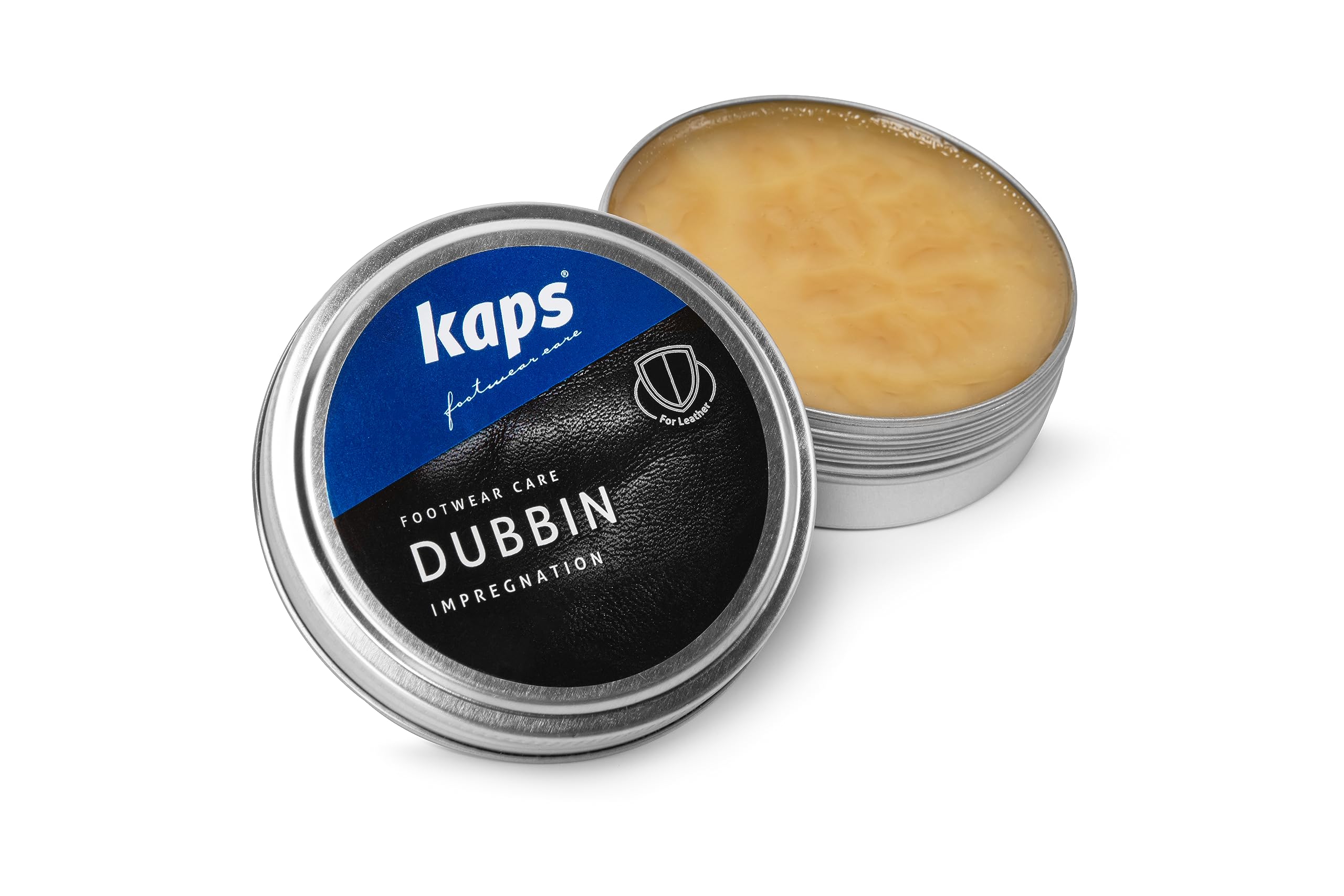 Kaps Dubbin for Leather Boots - Wax Waterproofer and Conditioner for Walking Hiking and Work Shoes, Nourishes Softens Smooth Leather (Transparent - 50ml)