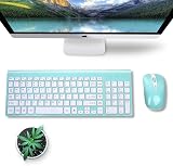Cimetech Wireless Keyboard Mouse Combo 2.4G Ultra Slim Silent USB Receiver view 3