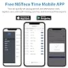 thumbnail image 2 of 4-in-1 Biometric Time Clock NGTeco 4-in-1 Time Clock - Face, Fingerprint, RFID, PIN Employee Time Tracker With Mobile App Electronic Calendar 2 of 10