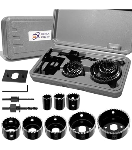 TOLSEN 8pcs Hole Saw Set 2.5