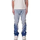 mnml Men's B556 Flame Flare Denim