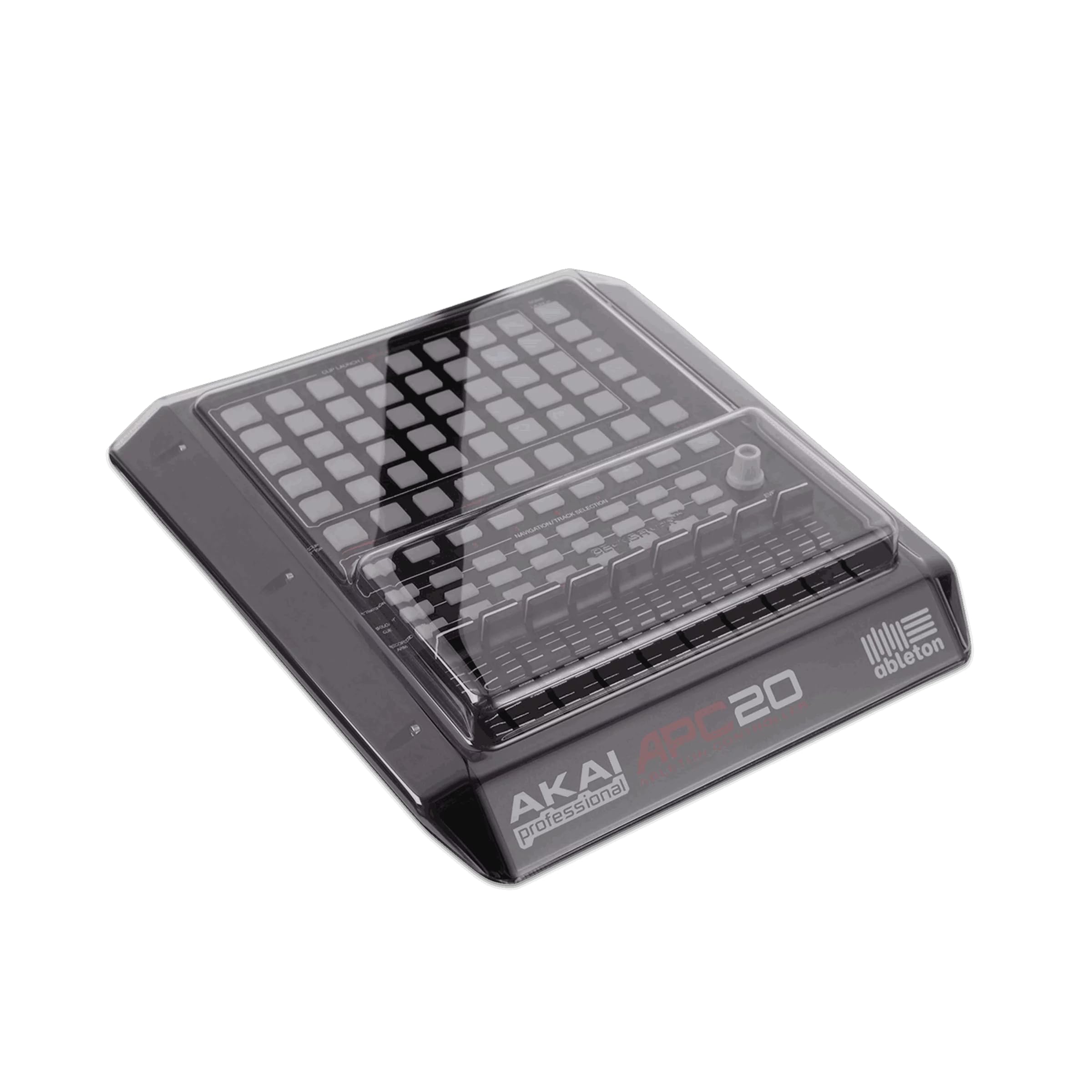 Decksaver LE Cover for Akai APC20 - Super-Durable Polycarbonate Protective lid in Smoked Clear Colour, Made in The UK - The Producers' Choice for Unbeatable Protection