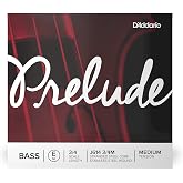 D'Addario Prelude Bass Single E String, 3/4 Scale, Medium Tension