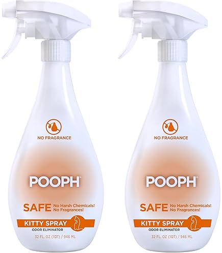 pooph spray for cigarette smoke Pet Odor Eliminator and Litter Box Deodorizer - 2-32oz Bottles The product is easy to use and can be applied directly to the affected area Pooph 20 Oz. Skunk Odor