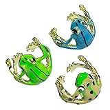 NVOXELIS Tree Frog Ring for Women, Adjustable Frog