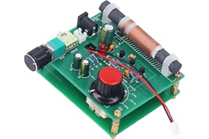 AM Transmitter Kit, 600kHz-1500kHz Amplitude Modulation Radio Board with 3.5mm Audio Jack Portable 5-12V DC Power for DIY Ele