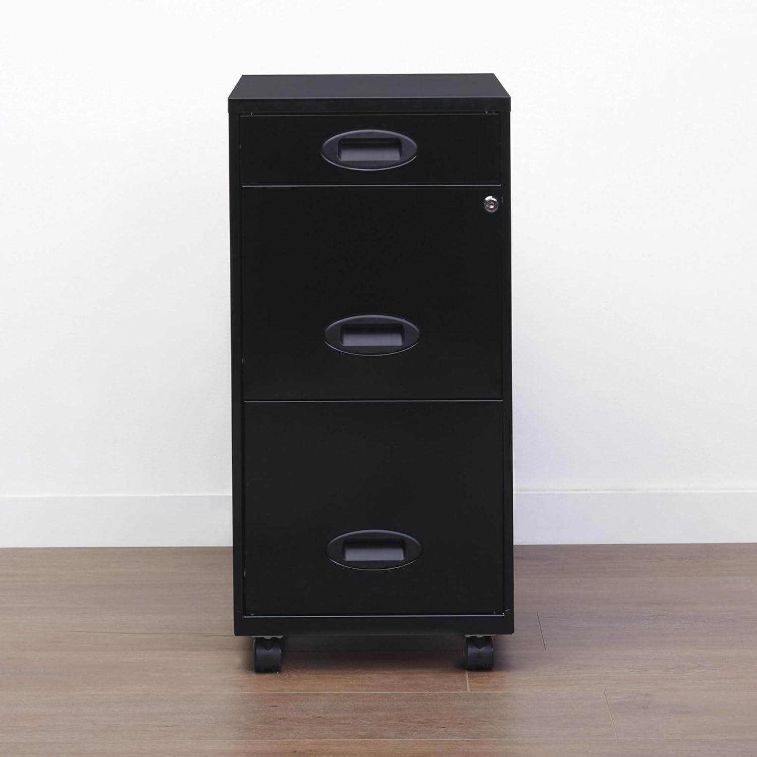 Lorell LLR17427 SOHO Mobile Cabinet, Black : Office Products