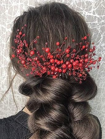 Amazon Com Deniferymakeup Hair Comb Red Hair Vine Bridal Hair