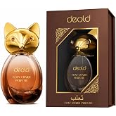 DEOLD Foxy Charm Perfume for Women, 3.4 Fl Oz | 100ml, Woody Floral Eau de Parfum with Peach, Jasmine, Tuberose, Vanilla &amp; Sandalwood, Long Lasting Fragrance with Elegant Fox Shaped Bottle