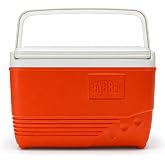 Small Cooler Hard Shell, Ice Chest with Retractable Handle, Small Hard Cooler Box with 3&ndash;4 Day Ice Retention, Car Cooler for Picnic, Beach, Work &amp; Travel