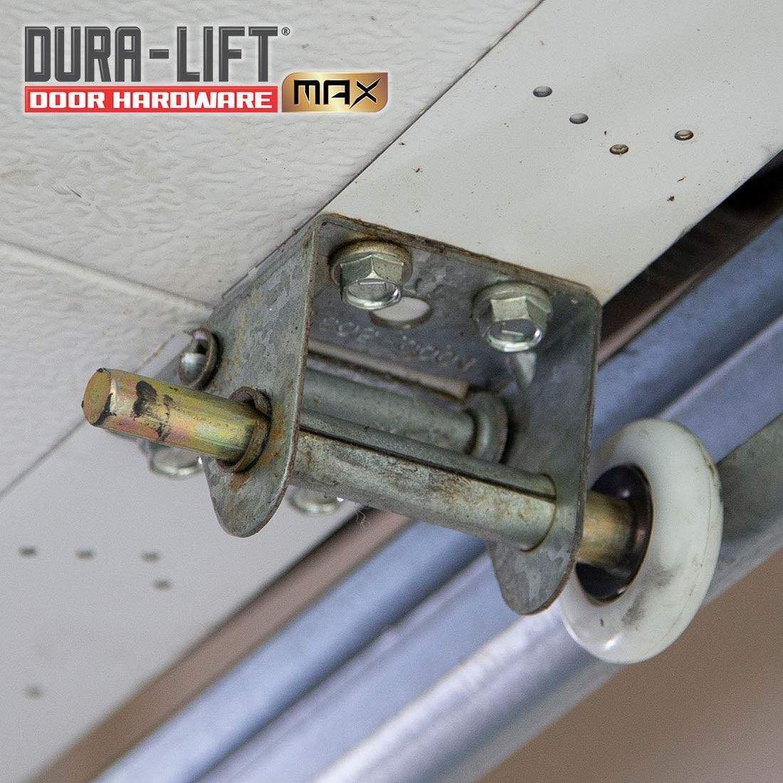 DURA-LIFT Ultra-Life MAX 2" Sealed 6200ZZ Bearing Nylon Garage Door Roller, 4" Stem, Pack of 10: Home Improvement