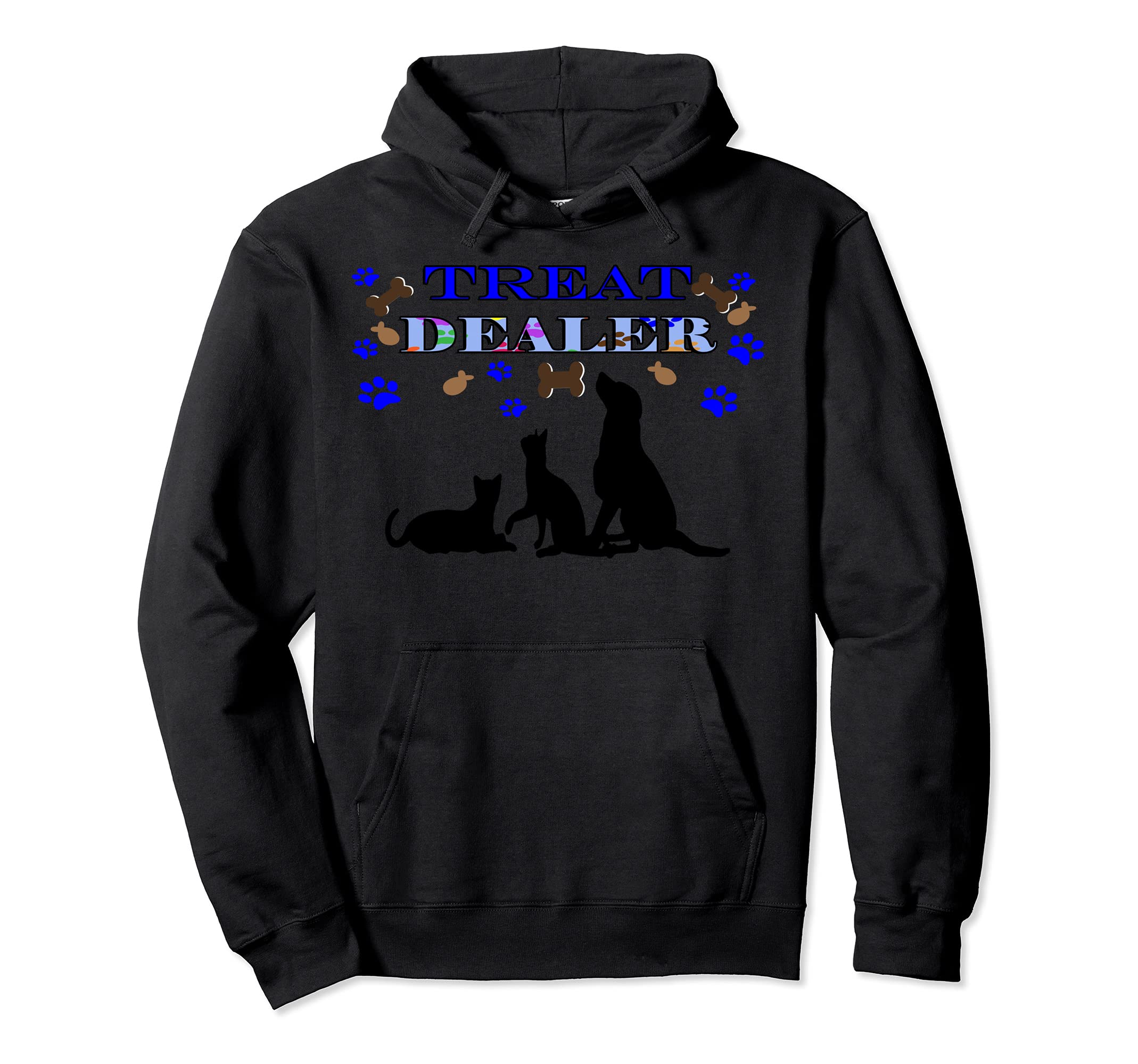 Pet Snacks Feed Me Funny Dog Mom & Dog Dad Pullover Hoodie