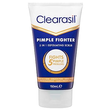 clearasil exfoliating scrub