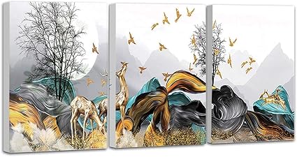 MULBESS lona abstracto de pared para sala de estar, impresiones de