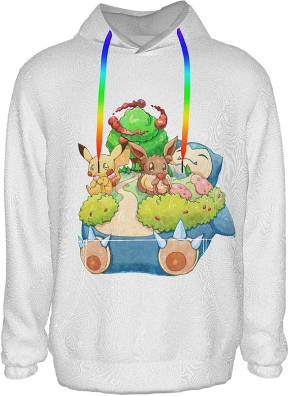 Amazon Co Jp カビゴン ポケモン 3 パーカー メンズ 長袖 Tシャツ かっこいい プルオーバー秋 冬 春 カジュアル ゆったり おしゃれ トップス アウター 服 ファッション小物