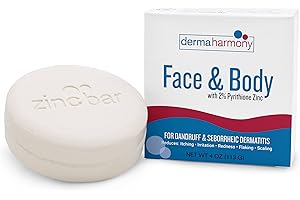 Dermaharmony 2% Pyrithione Zinc Face & Body Cleansing Bar (4 oz)