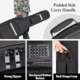 CAHAYA Electric Guitar Gig Bag 12mm Padded Reflective Stripes Black CY0201 view 6