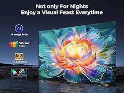 GooDee Smart 4K Projector with 5G WIFI and
