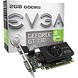 EVGA GeForce GT 730 2GB GDDR5 64bit DVI/HDMI/VGA Low Profile Graphics Card 02G-P3-3733-KR