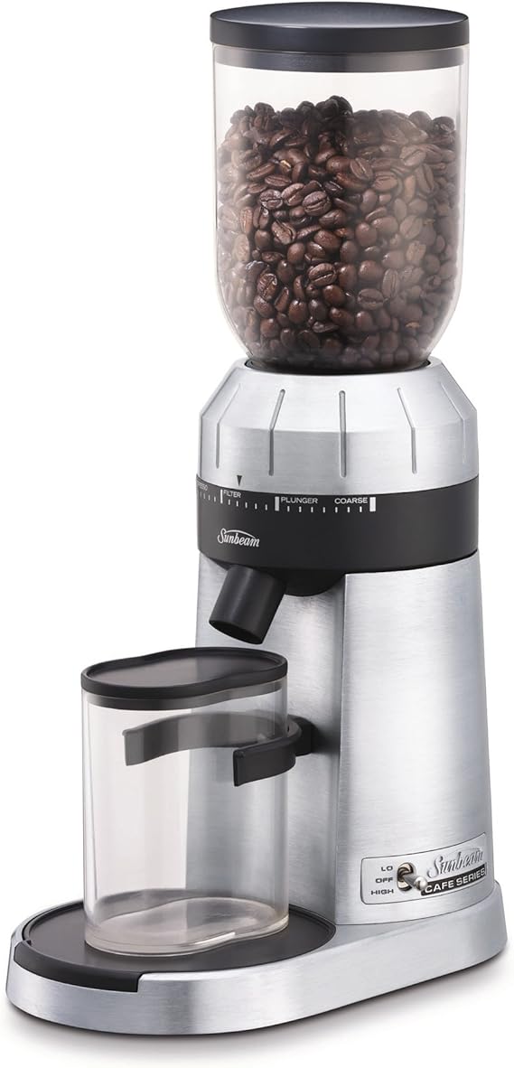 Sunbeam Cafe Series Conical Burr Coffee Grinder Coffee Grinders