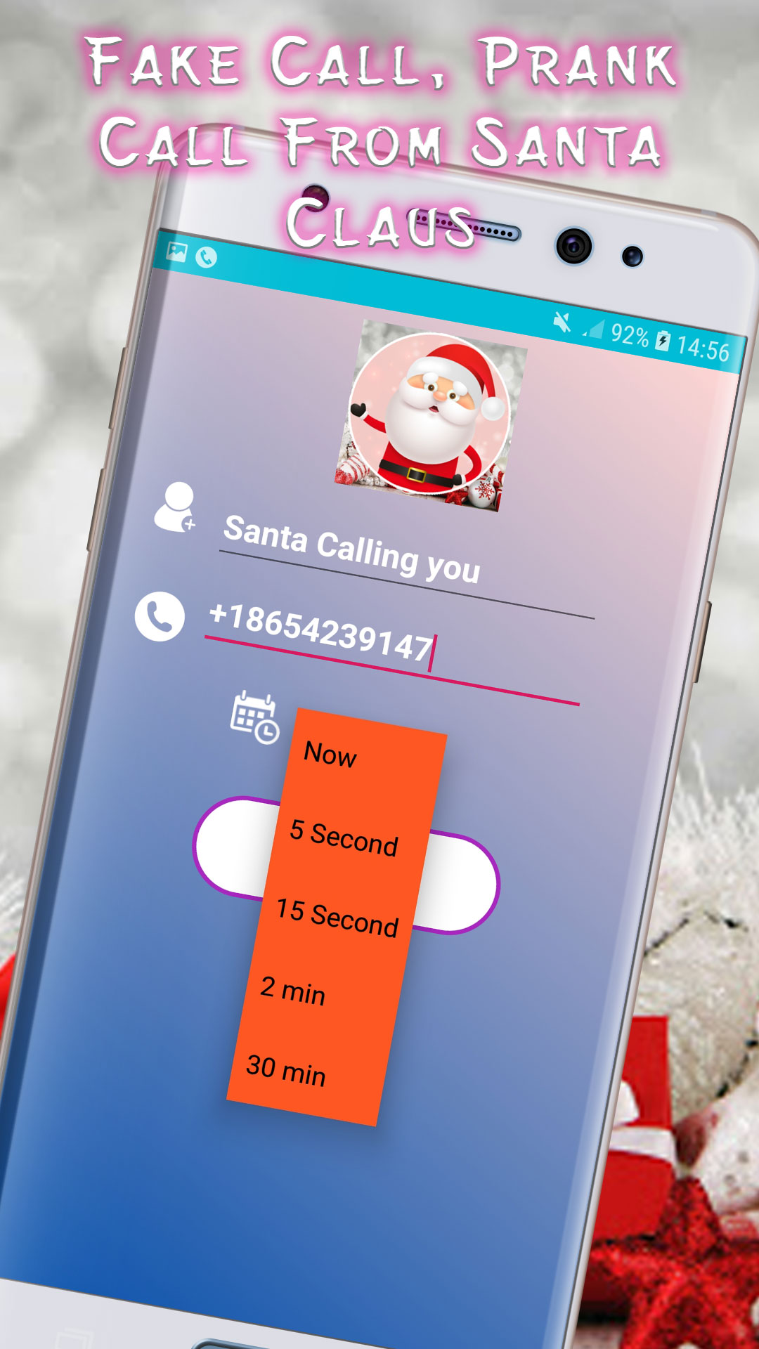 Amazon Com Fake Call Prank Call From Santa Claus Free Fake Video Game Call Free Fake Text Message Id Pro Prank Appstore For Android