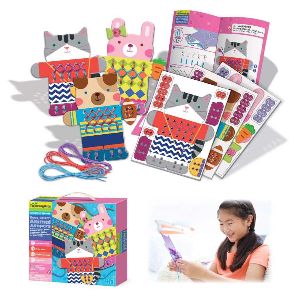 4M Easy Stitch Animal Jumpers Craft