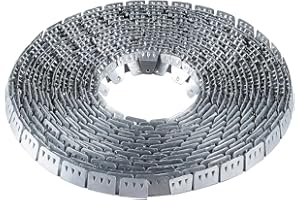 WADOY 32ft Upholstery Metal Flexible Tack Strip for Furniture, Chairs, Sofas – Curve-Ease Grip for Easy Installation