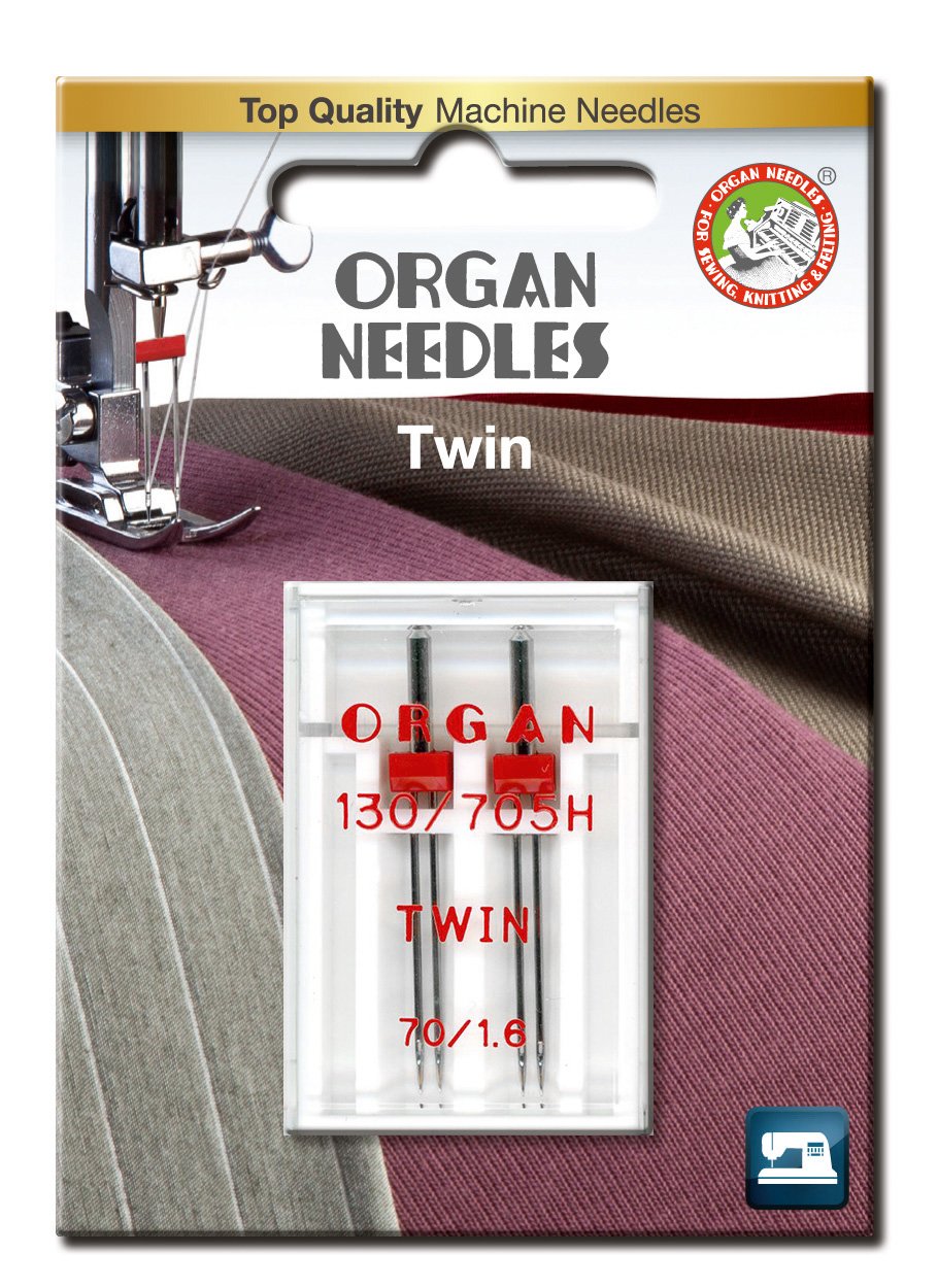 Organ Needles # 70/1.6 Twin Universal x 2 Needles