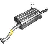 Walker Quiet-Flow SS 54312 Direct Fit Exhaust Muffler Assembly 1.75" Inlet (OD) 2" Outlet (OD) for Honda Civic