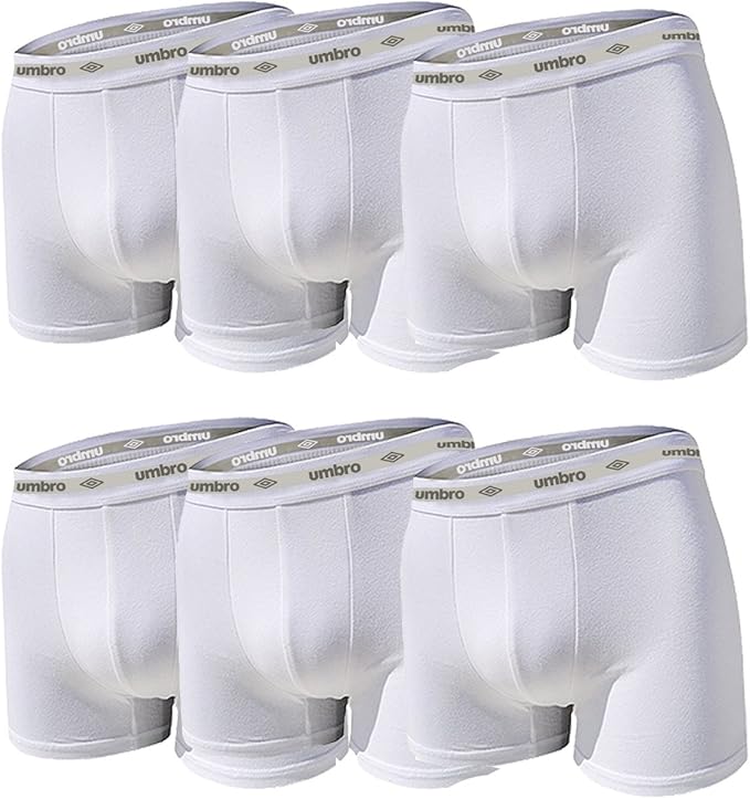 Umbro - Juego de 6 calzoncillos bóxer para hombre, de algodón ...