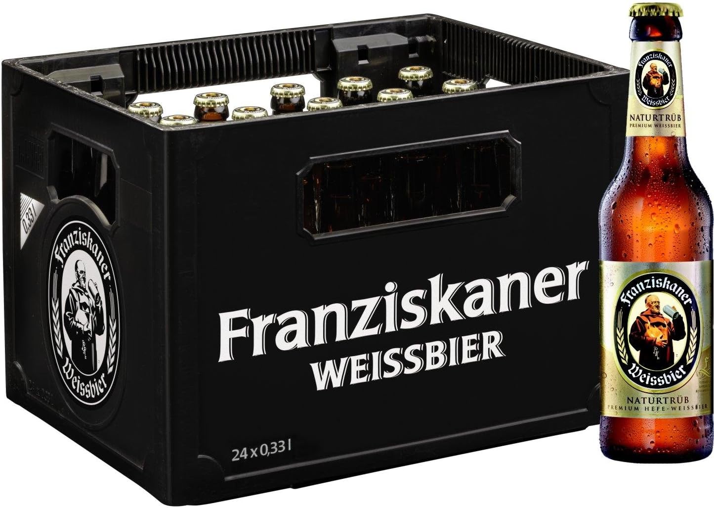 24 X Franziskaner Hefe Weissbier Naturtrub 0 33l 5 0 Vol Originalkiste Mehrweg Amazon De Bier Wein Spirituosen