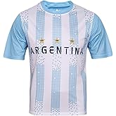 SURUIDA Fan Soccer Jersey-Brazil,Argentina,Mexico&USA Jersey，Men Football Shirt Soccer Wear for Sports Training