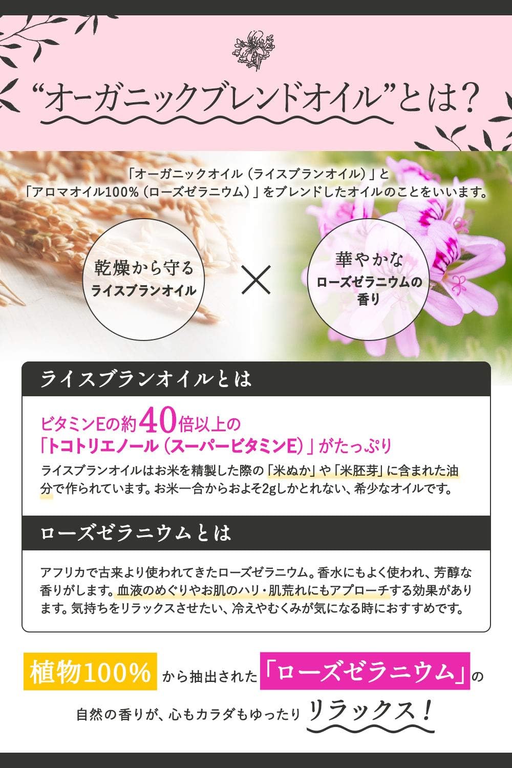 Amazon Sakura Natural マッサージオイル ローズ 300ml ブレンドオイル ローズゼラニウム 米ぬか ライスブラン オイル バラ の香り ボディオイル 業務用 ボディ用 武内製薬 マッサージオイル