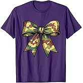 Camouflage Old Camo Bow Camo Coquette Bow for Women Girls T-Shirt