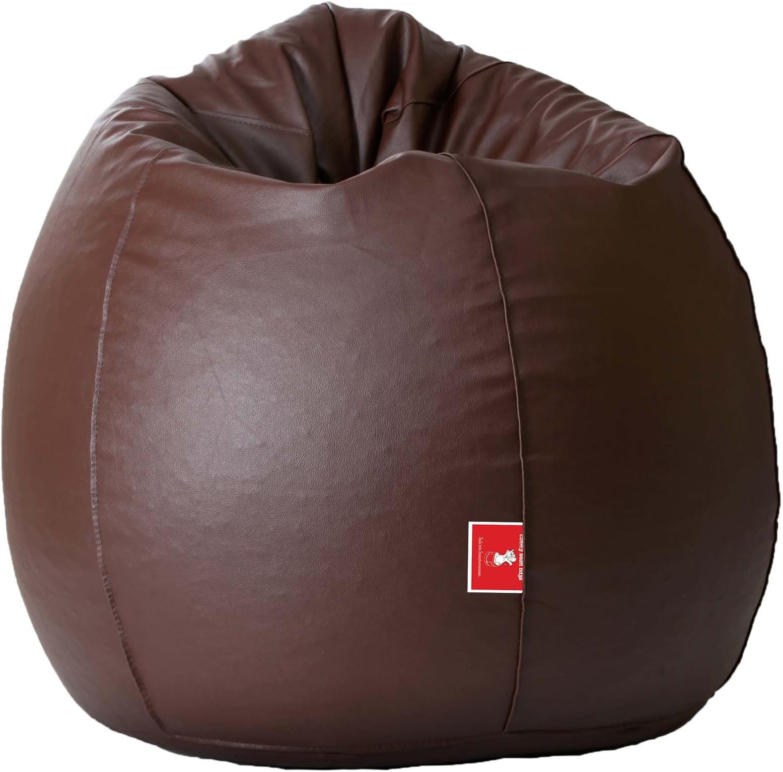 ComfyBean Teardrop Shape Bean Bag with Bean Filler , XXL, Brown