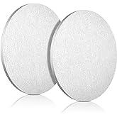 Yaocom 2 Pcs 1/4" X 6" Aluminum Disc Round Aluminum Sheets and Plates, 6061 Aluminum