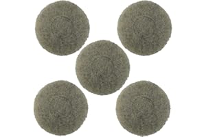 Norton Ultra Grizzly Hog's Hair Pad - 7 3/4 Inch Diameter - Pack of 5
