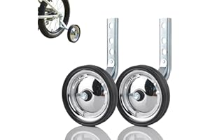 Training Wheels Heavy Duty Rear Wheel Bicycle Stabilizers Mounted Kit Compatible for Bikes of 14 16 18 Inch, 1 Pair