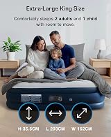 Active Era Premium King Size Inflatable Mattress with Built-In Pump view 5