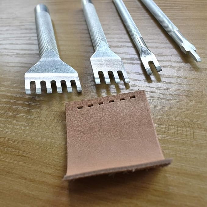 ZHONGJIUYUAN Leather Craft Hole Punches Lacing Stitching