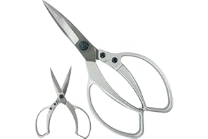 DAISHIN Multipurpose Planting Shears Gardening Scissors Durable Lightweight Design with Straight Blades(10mm Capacity)