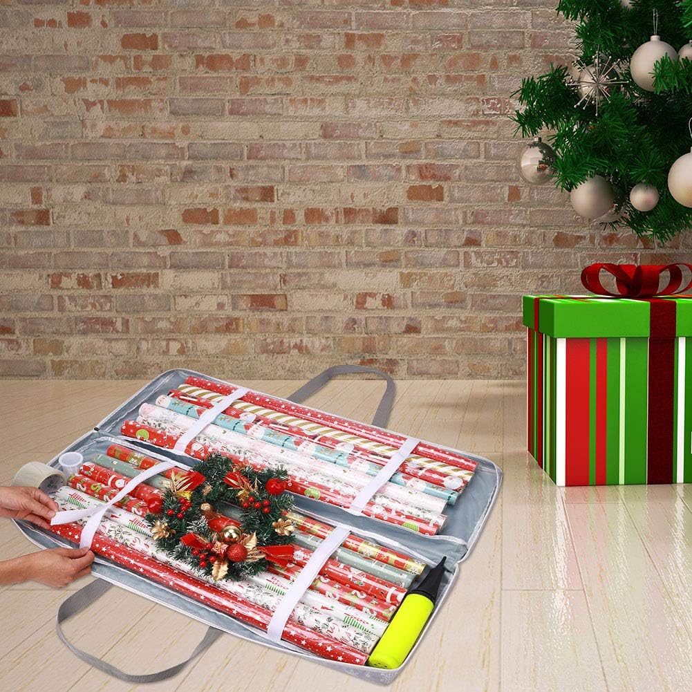 christmas wrapping organiser