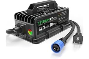 BEASTREK 67.2V 10A Fast Battery Charger for Talaria Sting 4000 Series X3 L1E X3C MX3/MX4, Waterproof 3-Prong Power Supply Adapter with Cooling Fan, Efficient eBike Charger