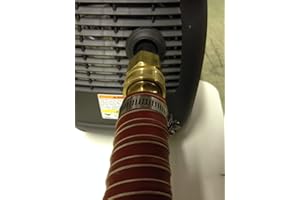 INNOVATIVE GENERATOR SOLUTIONS GenExhaust Compatible with Honda EU2200i/EU2000i Generator 1-1/2" Quick Disconnect Silicone Exhaust Extension 8 Foot Length