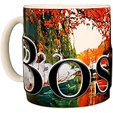 Americaware Boston 18 oz Color Relief Coffee Mug