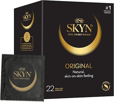 SKYN Original Condoms 22 Pack Latex-Free SKYNFEEL Regular 53mm Wide