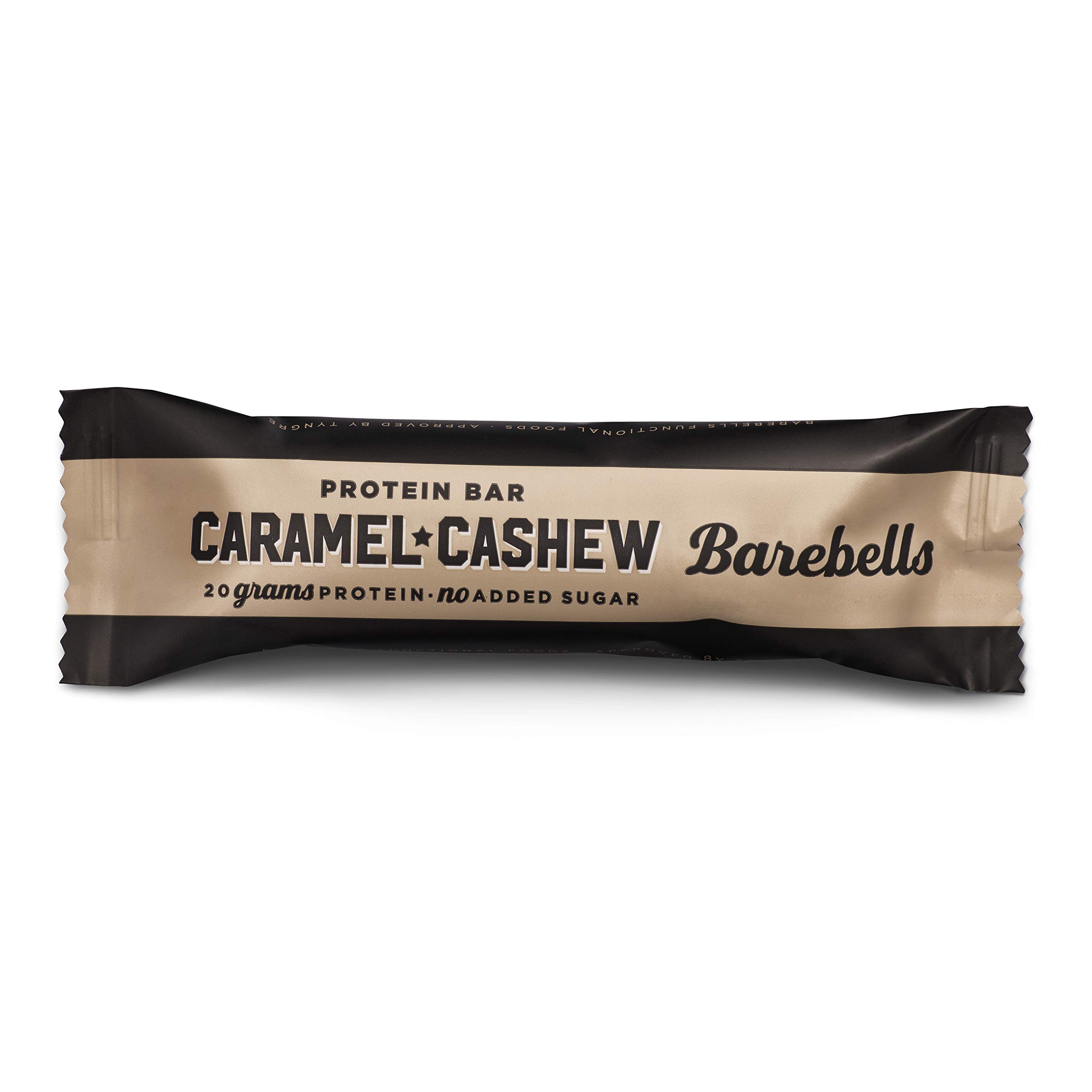 Barebells Caramel Cashew High Protein and Low Carb Bar, 12 x 55g (1,94