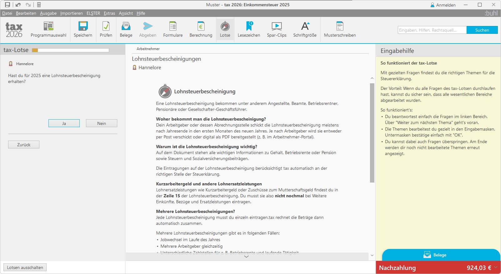 tax 2026 (für Steuerjahr 2025) Digitaler Download 4