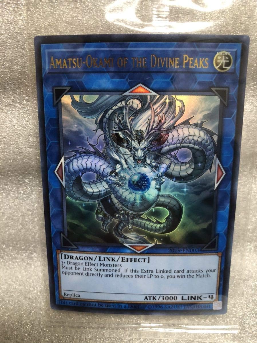 Amazon Co Jp Yugioh Amatsu Okami Of The Divine Peaks Wcs Store Representative Thin Bono Amatsu Wolf Hobby