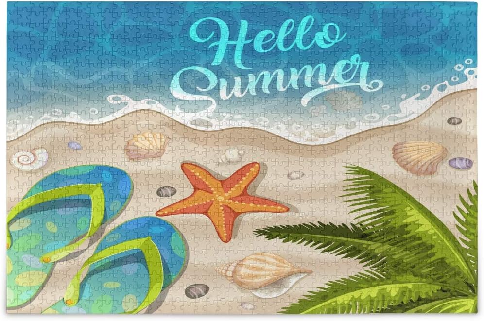 MOYYO 500 Pieces Jigsaw Puzzles for Adults Kids, Summer